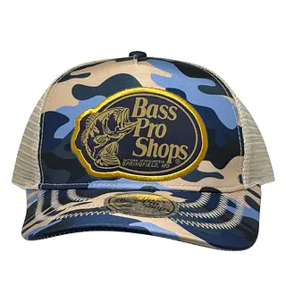 Bass Pro Shops Azul Camuflado Parche Azul
