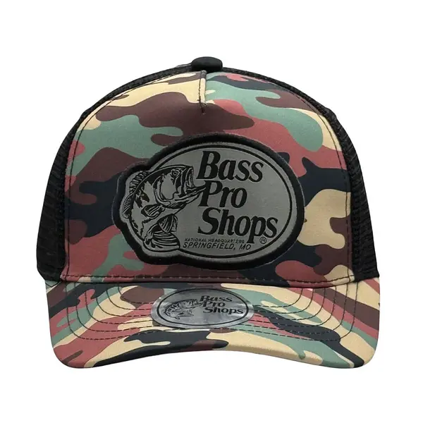 Bass Pro Shops Camuflada Rosada Malla Negra