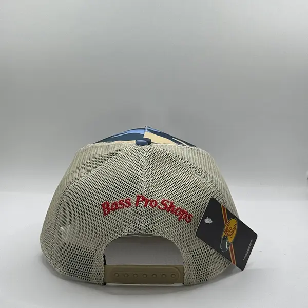 Bass Pro Shops Azul Camuflado Parche Gris