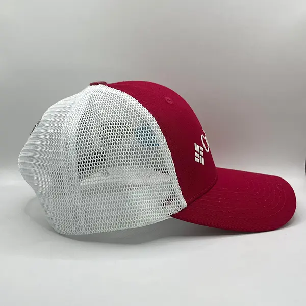 Gorra Columbia Roja Letras Blancas