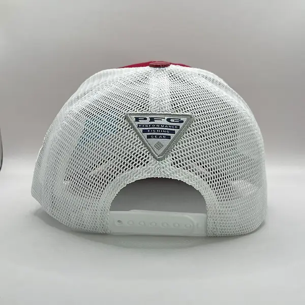 Gorra Columbia Roja Letras Blancas