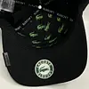 Lacoste Negra Cocodrilo Negro En Goma