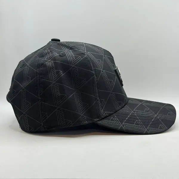 Gorra Lacoste Negra Parche Goma Pin