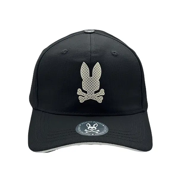 Gorra Negra Conejo Blanco
