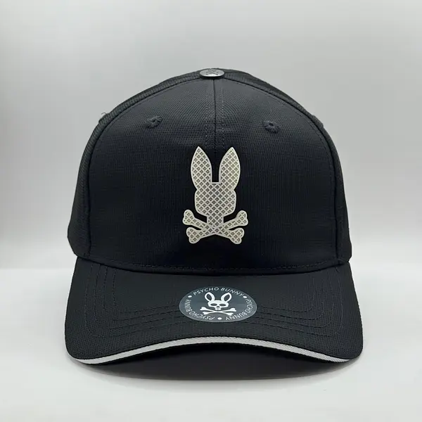 Gorra Negra Conejo Blanco