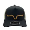 Gorra Kimes Negra Amarillo Malla Beige