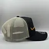 Gorra Kimes Negra Amarillo Malla Beige
