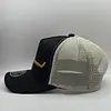 Gorra Kimes Negra Amarillo Malla Beige