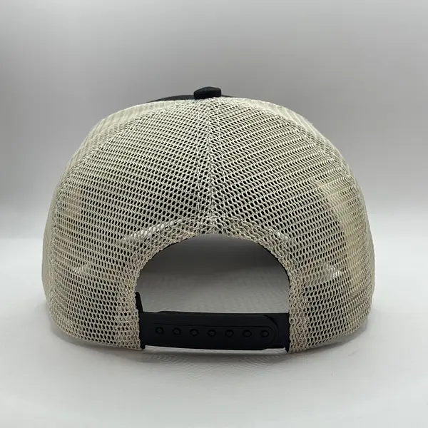 Gorra Kimes Negra Amarillo Malla Beige