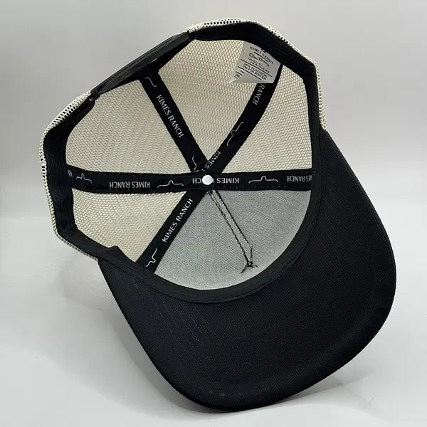Gorra Kimes Negra Amarillo Malla Beige