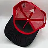 Gorra Columbia Negra Malla Roja