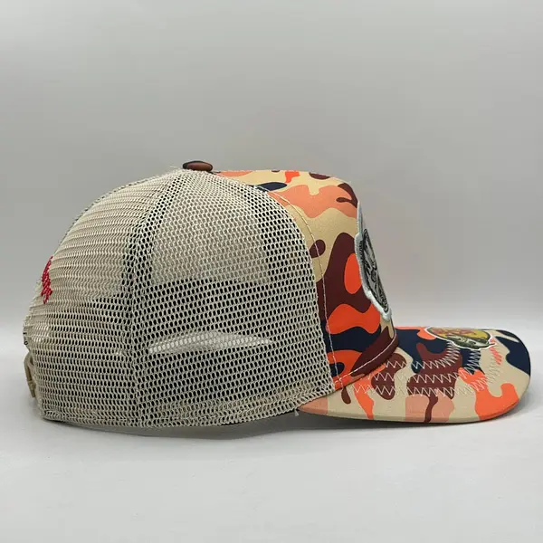 Bass Pro Shops Camuflada Naranja Parche Gris