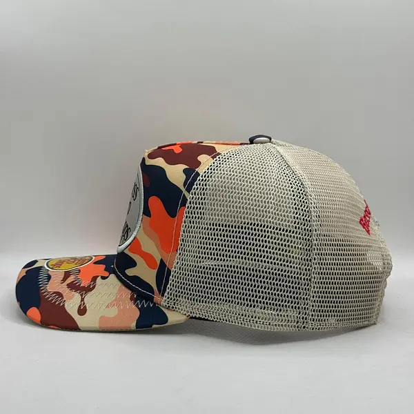 Bass Pro Shops Camuflada Naranja Parche Gris