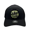 Gorra Adidas Negra Logo Circular Verde