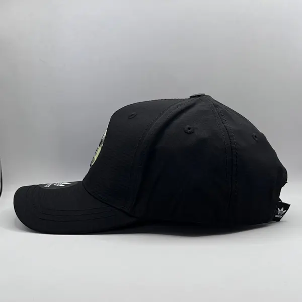 Gorra Adidas Negra Logo Circular Verde