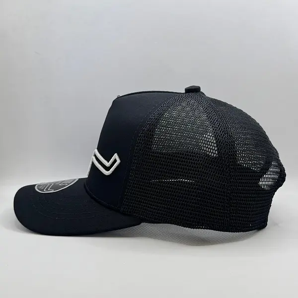 Gorra Kimes Negra Bordeado