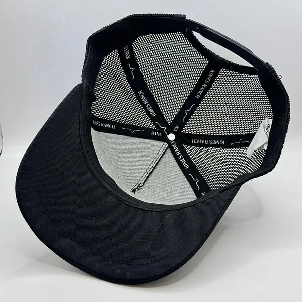 Gorra Kimes Negra Bordeado