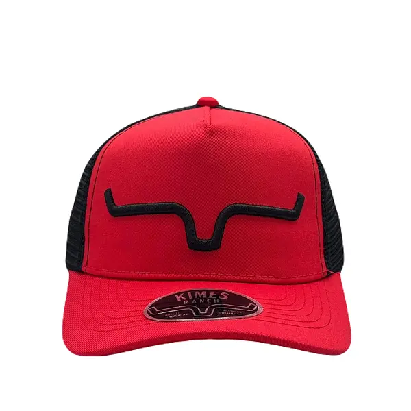 Gorra Kimes Roja Malla Negra