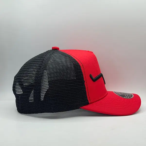 Gorra Kimes Roja Malla Negra