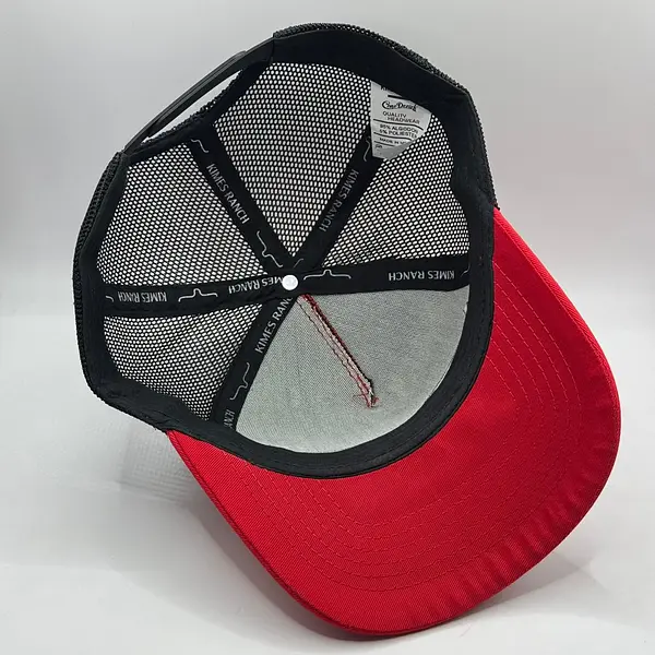 Gorra Kimes Roja Malla Negra
