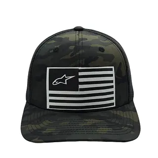Gorra Alpinestar Camuflada Verde Bandera
