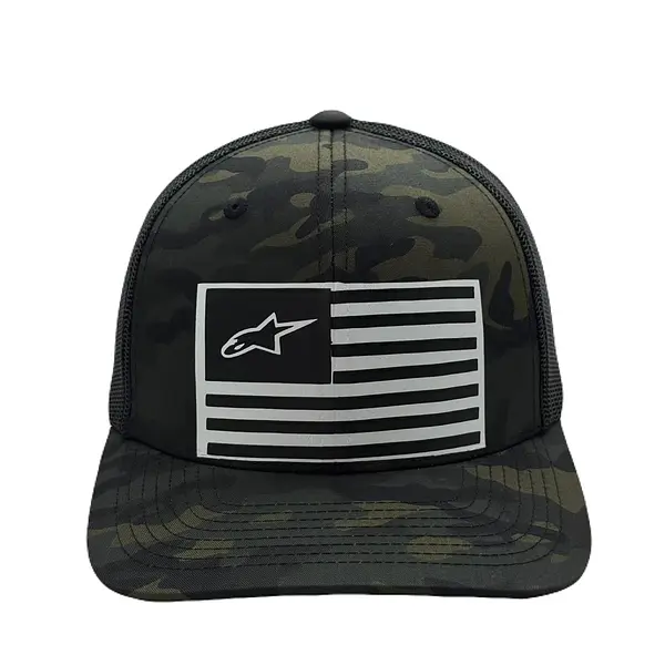 Gorra Alpinestar Camuflada Verde Bandera