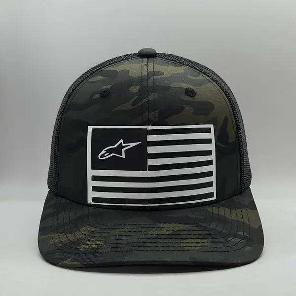 Gorra Alpinestar Camuflada Verde Bandera