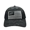 Gorra Alpinestar Camuflado Negro Bandera