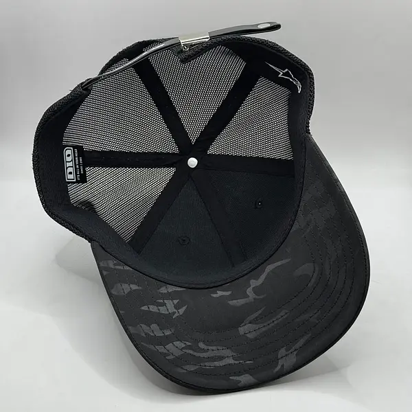 Gorra Alpinestar Camuflado Negro Bandera