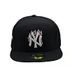 Gorra Negra Ny En Fuego