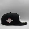 Gorra Negra Ny En Fuego