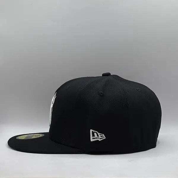 Gorra Negra Ny En Fuego
