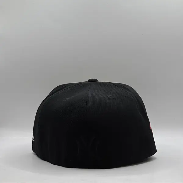 Gorra Negra Ny En Fuego