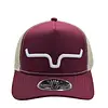 Gorra Kimes Vino Tinto Malla Beige