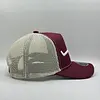 Gorra Kimes Vino Tinto Malla Beige
