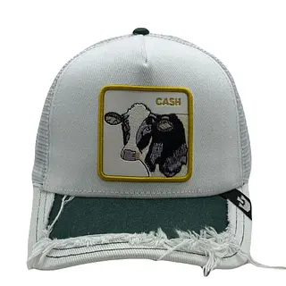 Cash Vaca Blanca Rasgada