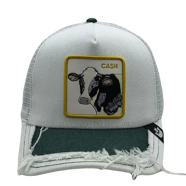 Cash Vaca Blanca Rasgada