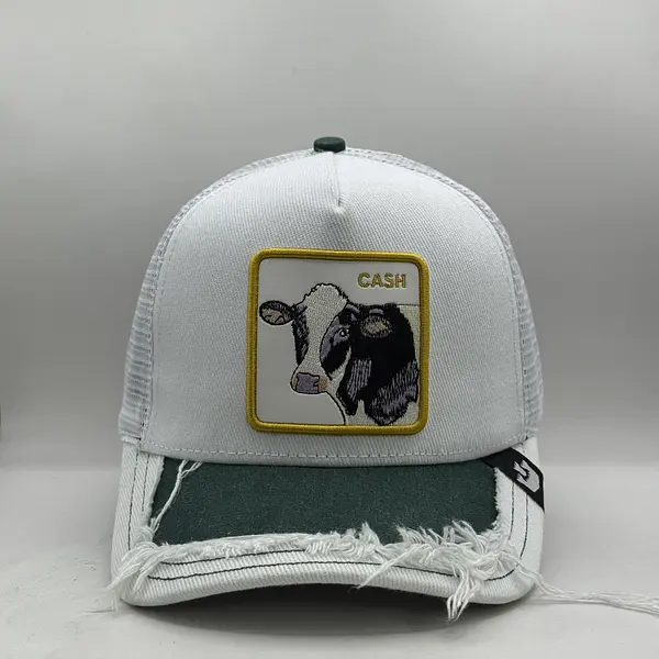 Cash Vaca Blanca Rasgada
