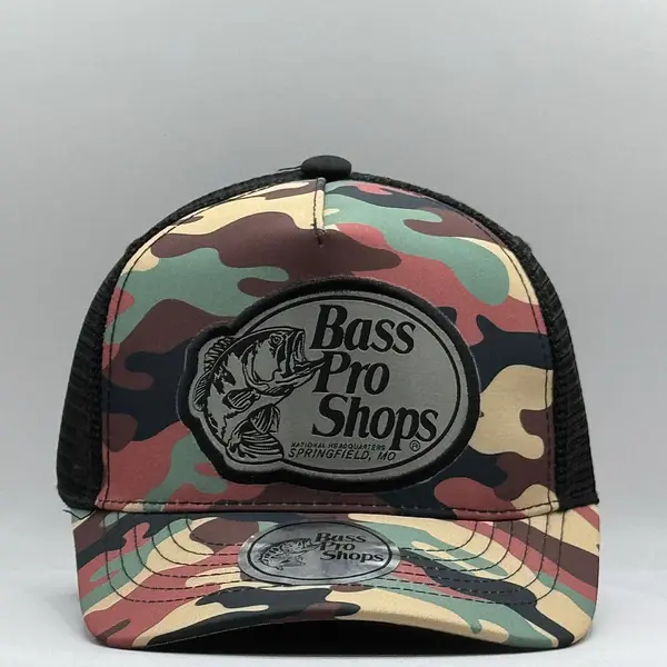 Bass Pro Shops Camuflada Rosada Malla Negra