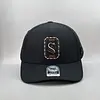 Gorra Adler Negro Caballo Logo Alambrado