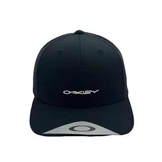 Gorra Oakley Negra Letras Blancas Pequeñas