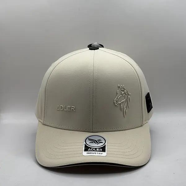 Gorra Adler Beige Caballo Perfil