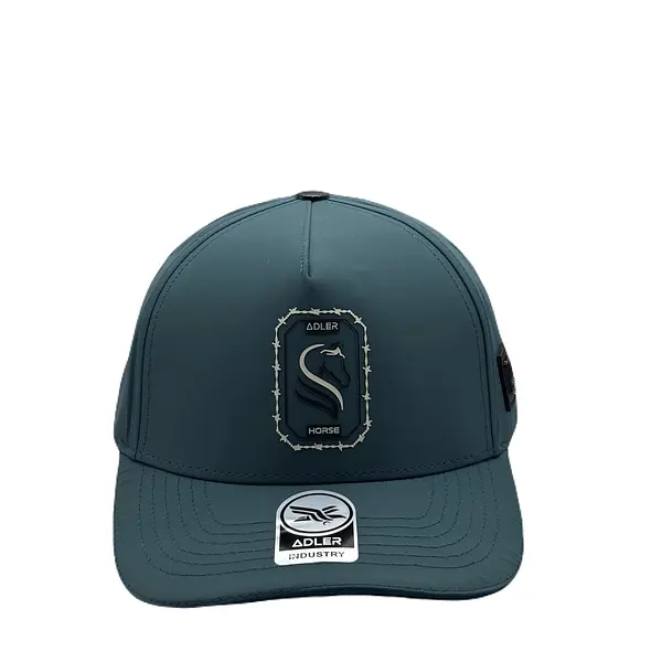 Gorra Adler Aguamarina Caballo Logo Alambrado
