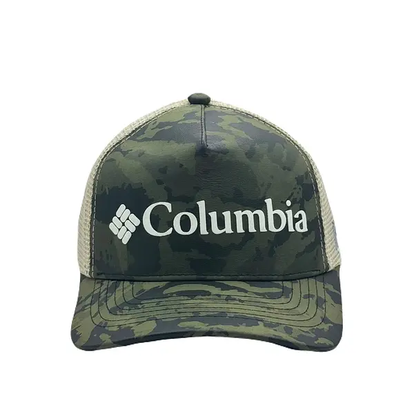 Gorra Columbia Camuflada Verde Militar Malla Beige