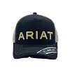 Gorra Ariat Negra Malla Beige