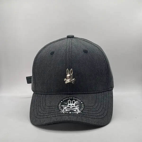 Gorra Psycobunny Gris Conejo Metalico