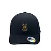 Gorra Psycobunny Negra Conejo Amarillo