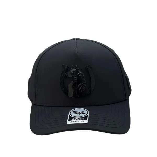 Gorra Adler Negra Herradura Caballo
