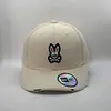 Gorra Psycobunny Beige Conejo Blanca