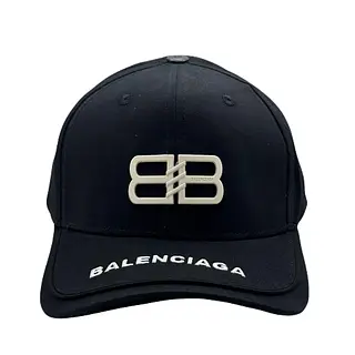 Gorra Balenciaga Negra Doble B
